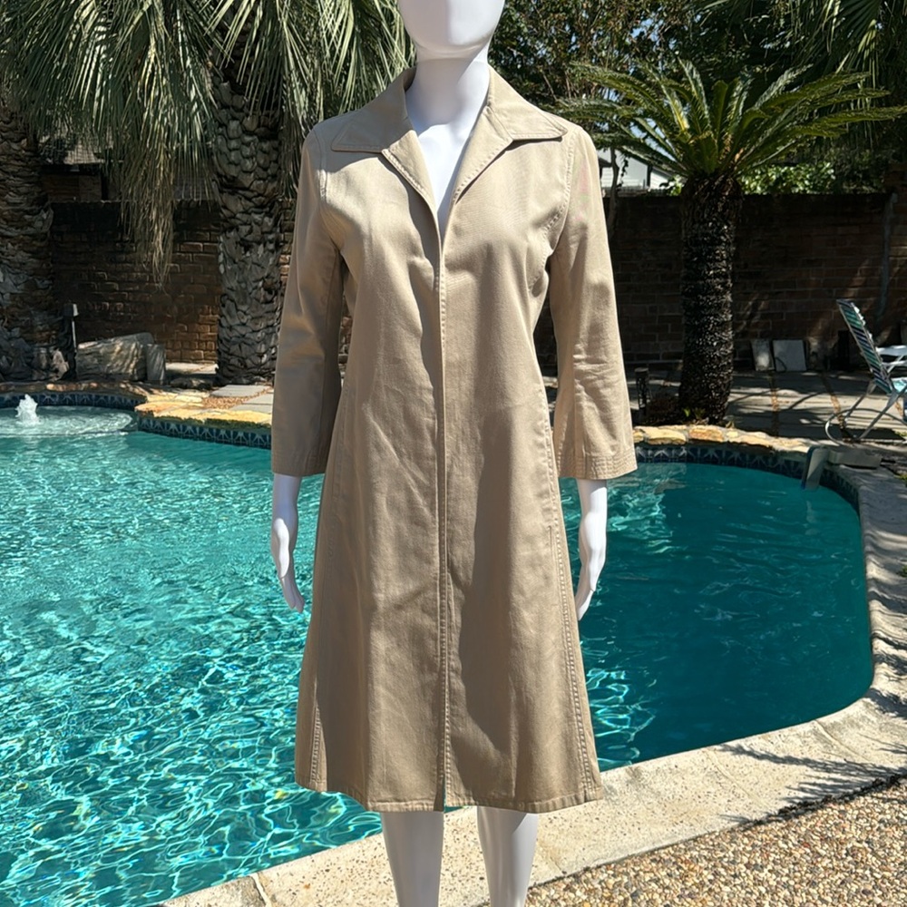 RARE FIND 🔥2000 AK ANNE KLEINE Fitted 100 Cotton Jacket Swing Coat